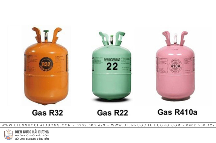 Các Chủng Loại Gas Nạp Điều Hòa Thông Dung Nhất: R22; R32; R410