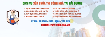 Dịch vụ sửa nhà Hải Dương