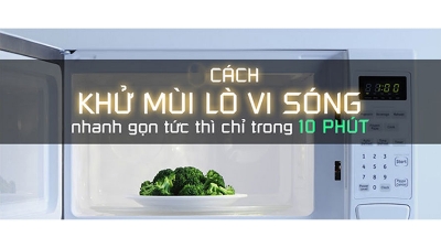 6 cách khắc phục Lò Vi Sóng có mùi hôi - Không thể bỏ qua