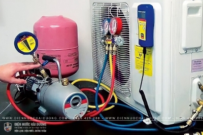 Thiết bị kiểm tra và nạp gas điều hòa